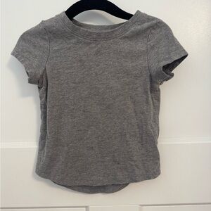 Cat & Jack Heather Gray Short Sleeve Tee